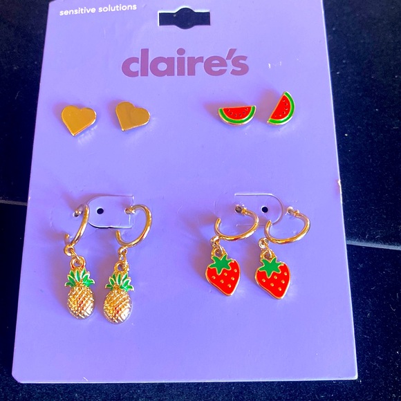 Claire's Jewelry - E001 ❤️ 3 for $15 NWT Claire’s Fruity Earrings